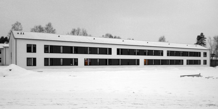 Foto eines Unterkunftsgebäudes der Otto-Lilienthalkaserne in Roth